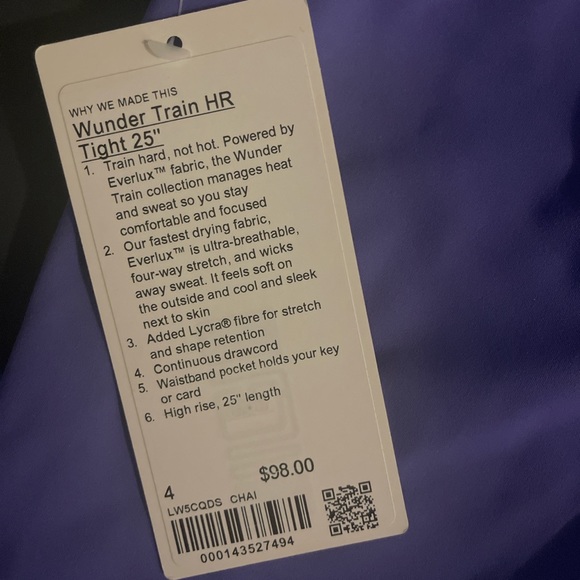 lululemon wundertrain high rise 25” - Picture 5 of 5